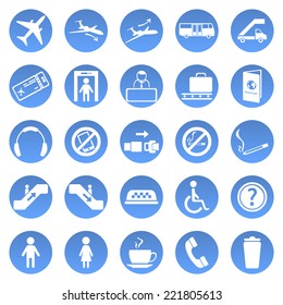 Vector Set of Airport Icons