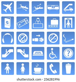 Vector Set of Airport Icons