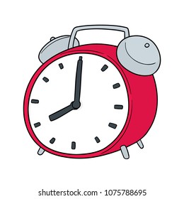 vector set of alarm clock