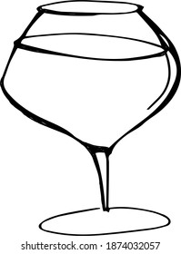 Vector set of alcohol popular cocktails with slices of fruits and decoration of cocktails. Hand draw.