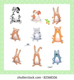 Vector set of animals