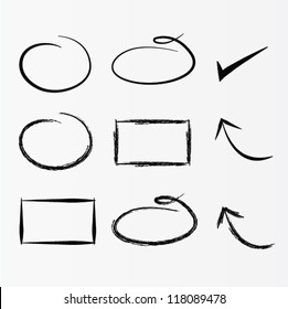 Vector set of arrows