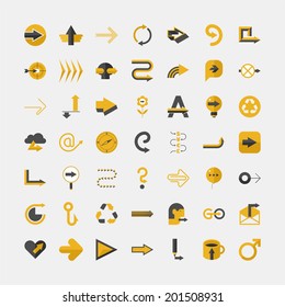 Vector set - arrows