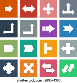 vector set of arrows , fully editable eps 10 file
