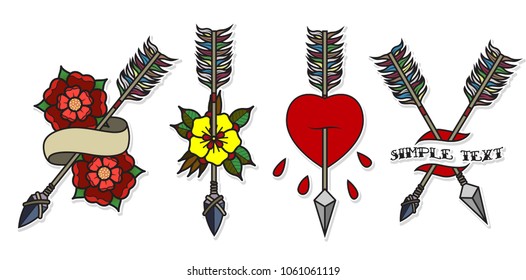2,514 Bow and arrow tattoo Images, Stock Photos & Vectors | Shutterstock
