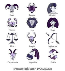 177,662 Horoscope sign horoscope symbol Images, Stock Photos & Vectors ...