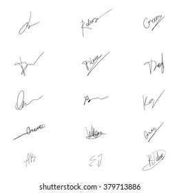Vector Set of Authentic-Looking Signatures