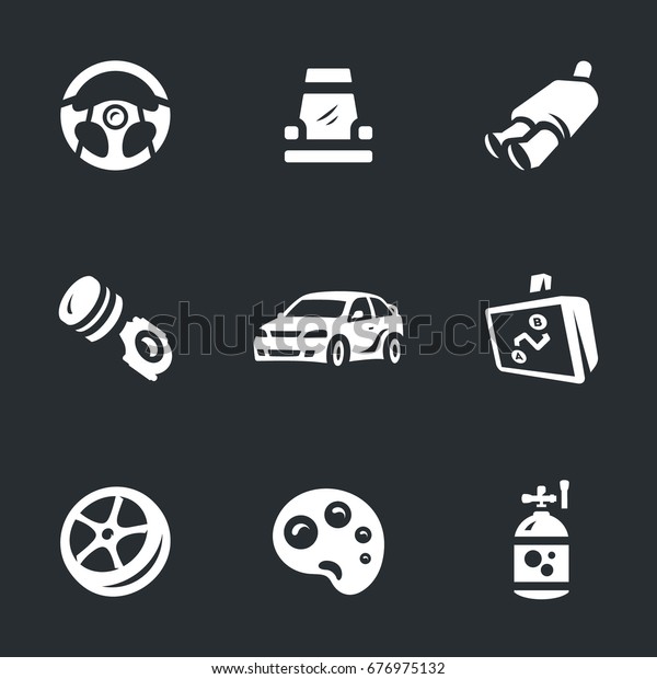 Vector Set of Auto tuning\
Icons.