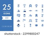 Vector set of Award Badge icons