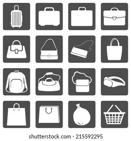 Vector Set of Bags Icons