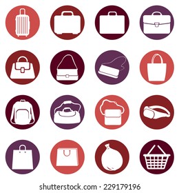 Vector Set of Bags Icons