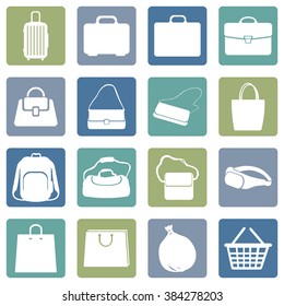 Vector Set of Bags Icons