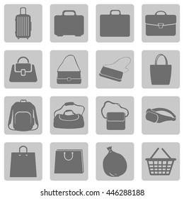 Vector Set of Bags Icons