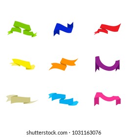 vector set with banners ribbons for your design