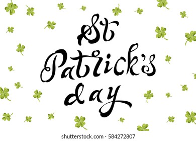 Vector set of banners for St. Patrick's Day. Illustration with hand drawn sketch.