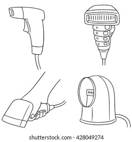 vector set of barcode reader