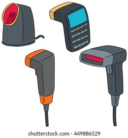 vector set of barcode reader