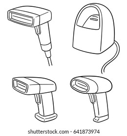 vector set of barcode reader