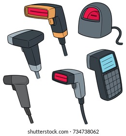 vector set of barcode reader