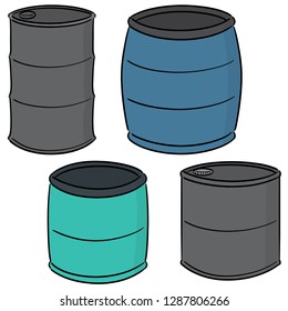 vector set of barrel