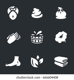 Vector Set of Bath Icons.