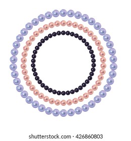 Vector set of beads

