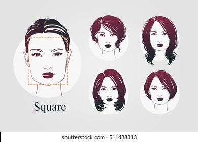 Imagenes Fotos De Stock Y Vectores Sobre Square Face Woman