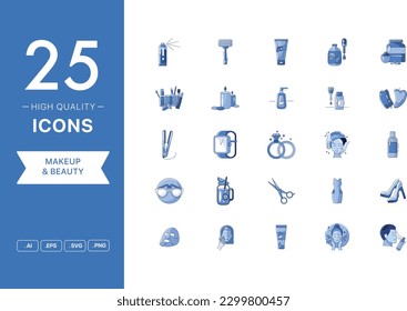 Vector set of Beauty Treatment icons