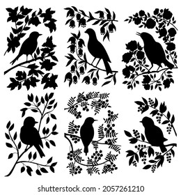 4,523 Songbird Silhouette Images, Stock Photos & Vectors | Shutterstock