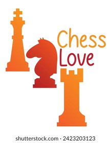 Vector Set of Black Sketch Chess Pieces. Full Chess Figures Collection.	