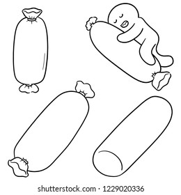 vector set of bolster