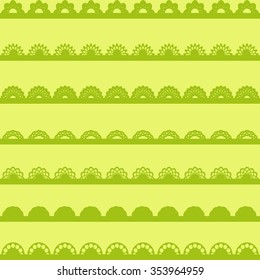 Vector set of border elements and page decoration 