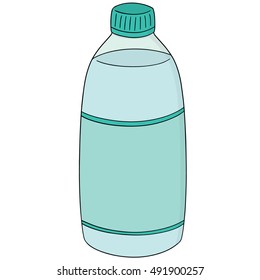 vector set of bottle