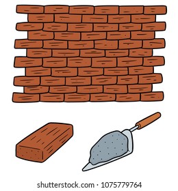 vector set of bricks