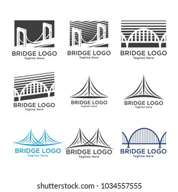 Vector Set Bridge Connection Logo 260nw 1034557555 