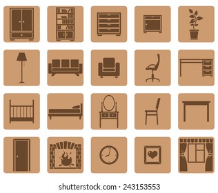 72,053 Wood furniture icon Images, Stock Photos & Vectors | Shutterstock