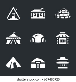 Vector Set of Buildings Icons.
