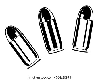 59 Bullet caliber 45 Stock Vectors, Images & Vector Art | Shutterstock