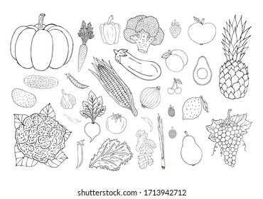 709,982 Black and white vegetables Images, Stock Photos & Vectors ...