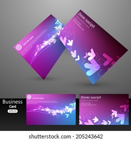 Vector Set of business cards 