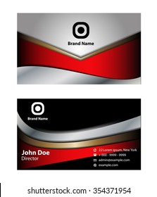 Vector set of business cards 