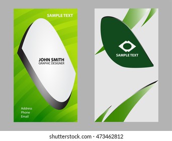 Vector set of business cards
