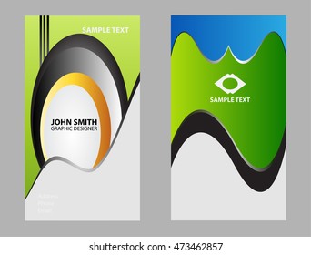 Vector set of business cards
