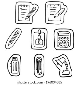 vector set of business icon