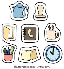 vector set of business icon