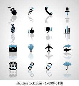 Vector set of business icons.