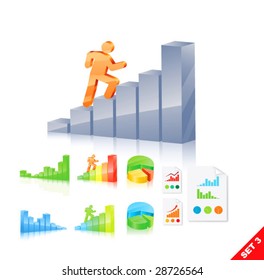 vector set of business icons
