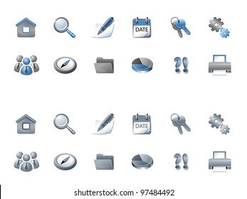 Vector set of business icons for your website