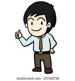 vector set of businessman