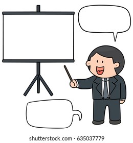 vector set of businessman